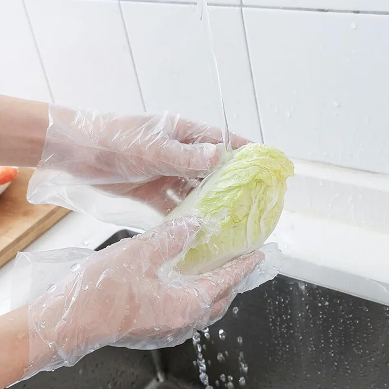 

100 шт 8 цветов одноразовые перчатки латексные для мытья посуды/кухни/Медицинские/рабочие/резиновые/садовые перчатки универсальные для лево...