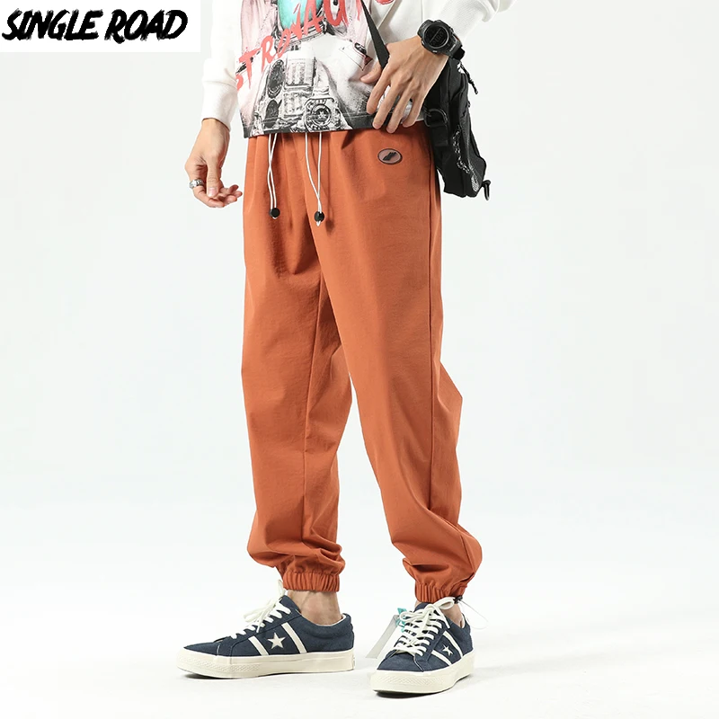 SingleRoad мужские спортивные штаны для бега Мужская мода 2020 Лето Хип Хоп Мешковатые