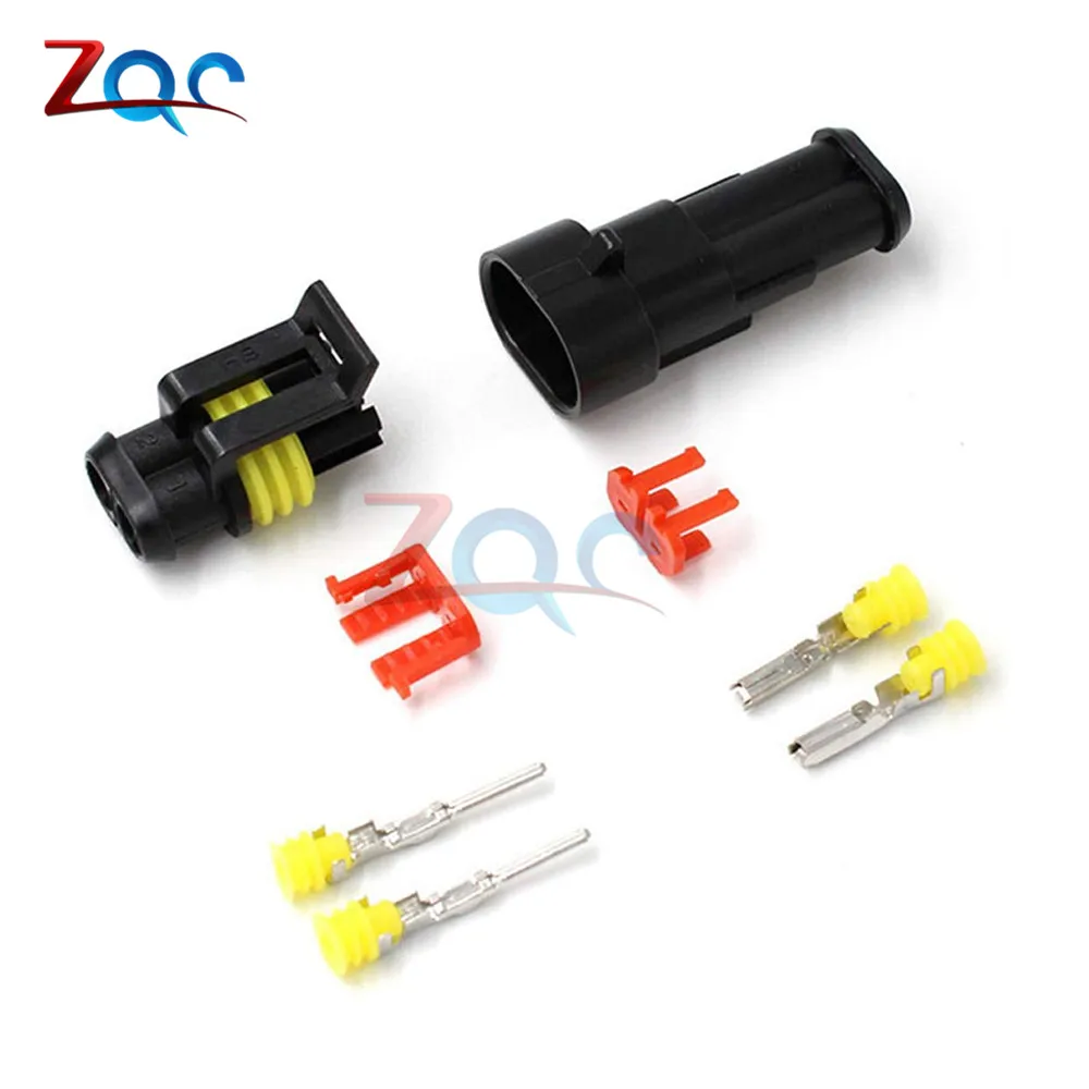 5 пар 2 контактный разъем провода 1 мм терминалы серии терм усадочная