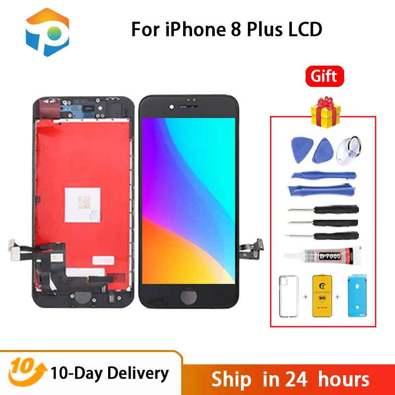 

Grade AAAA Screen For iPhone 8 Plus LCD Display With 3D Touch Digitizer Assembly For iPhone 7 Plus LCD Replacement