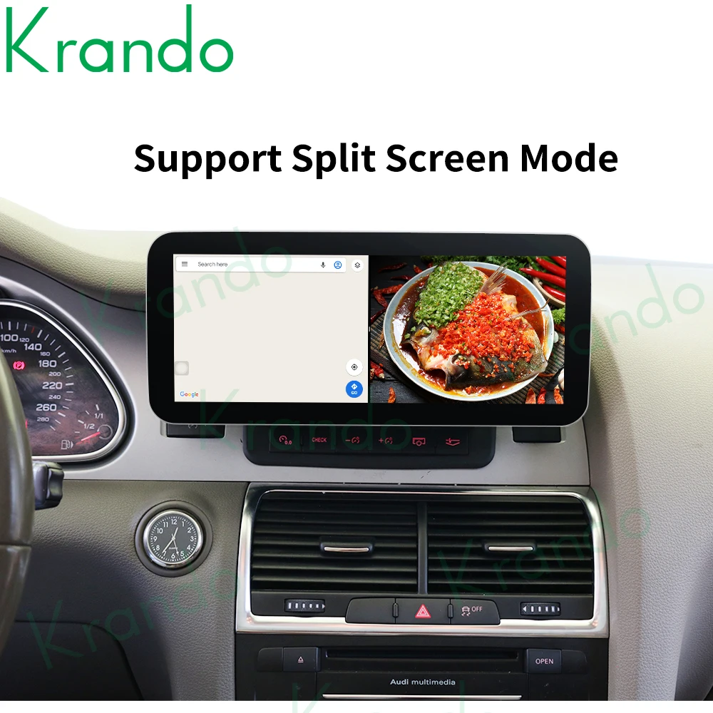 구매 Krando 안 드 로이드 11.0 6G 128G 10.25 IPS 자동차 멀티미디어 플레이어 라디오 GPS 아우디 Q7 2005-2015 Navi 오디오 플레이어 무선 Carplay