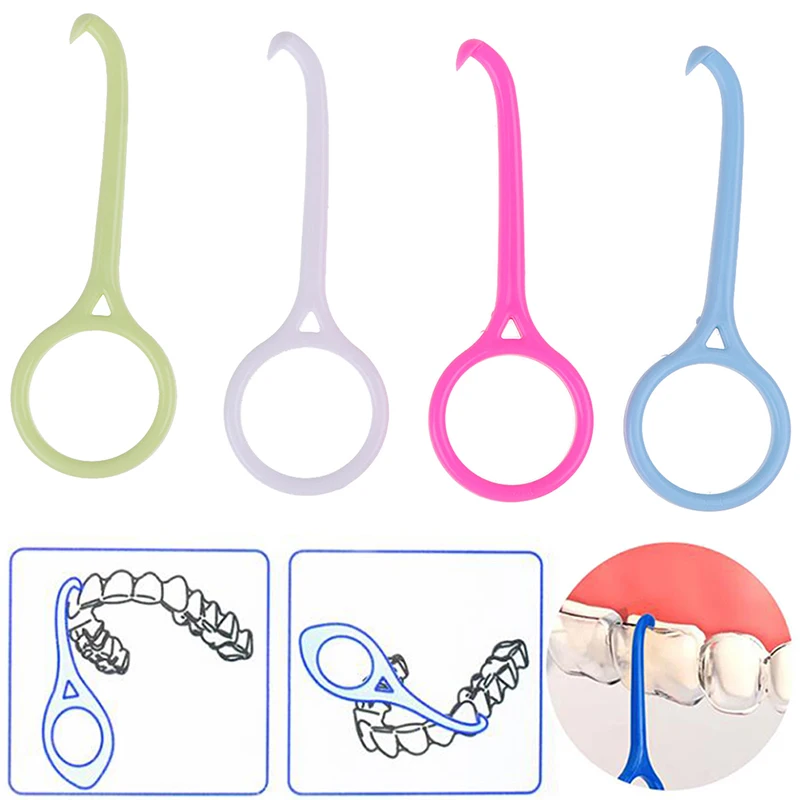 

1pcs Orthodontic Braces Dental Braces Instanted Remover Invisible Removable Braces Clear Aligner Removal Tool 4 Colors