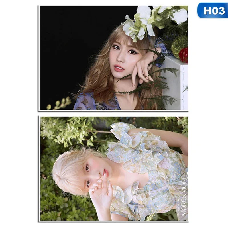 

2Pcs/Set Kpop TWICE New Album MORE & MORE Poster Adhesive Paiting For Fans Collection Stationery Gift