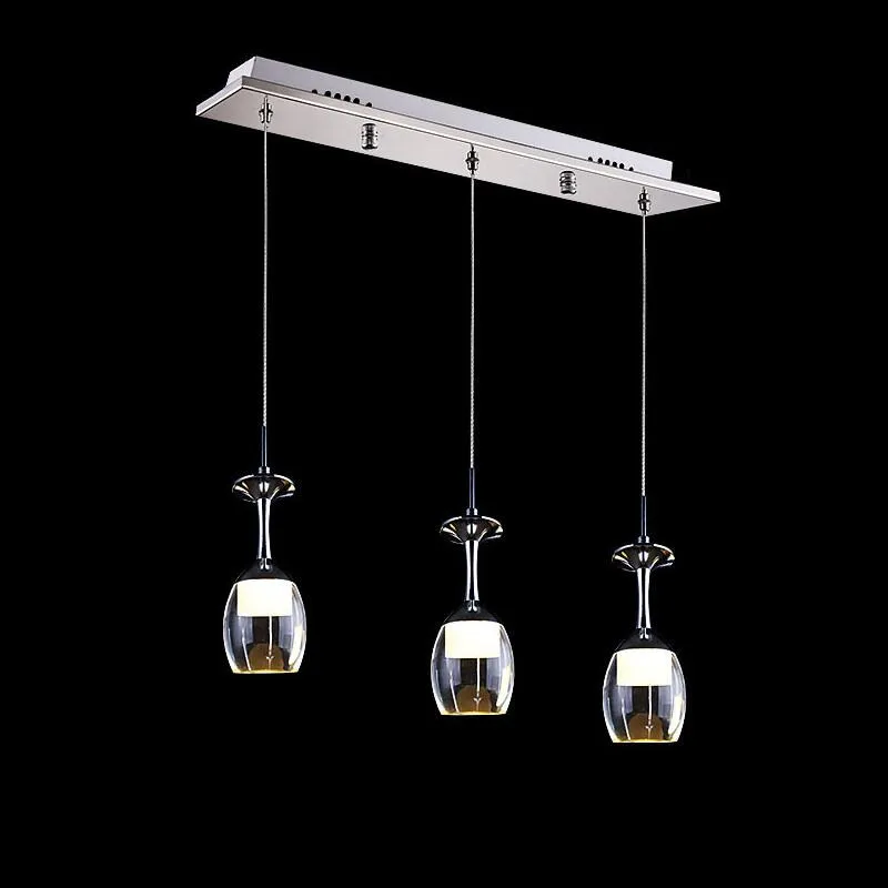 

Modern new led Wine Glass pendant lamps high power 15W White/Warm light pendant led lamps led lustre light pendant lights