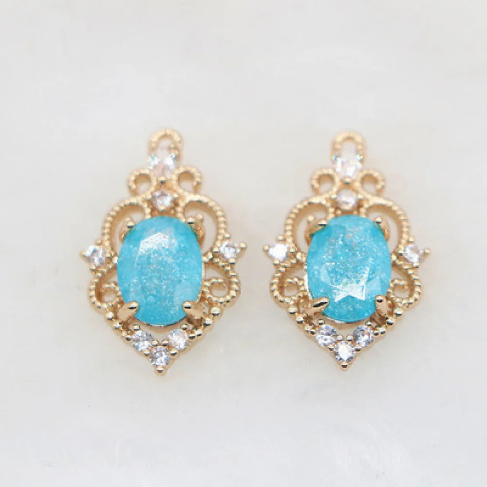 

11.6*19.2mm 10pcs/Lot Nail Art DIY Metal Pendant Decor Peach Earrings Necklace Bracelet Mini CC Material Bracelet Nail Tool