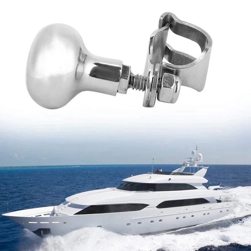 

Stainless Steel 316 Marine Steering Wheel Knob, Yacht Handle Ball, Steering Wheel Knob, Steering Aid
