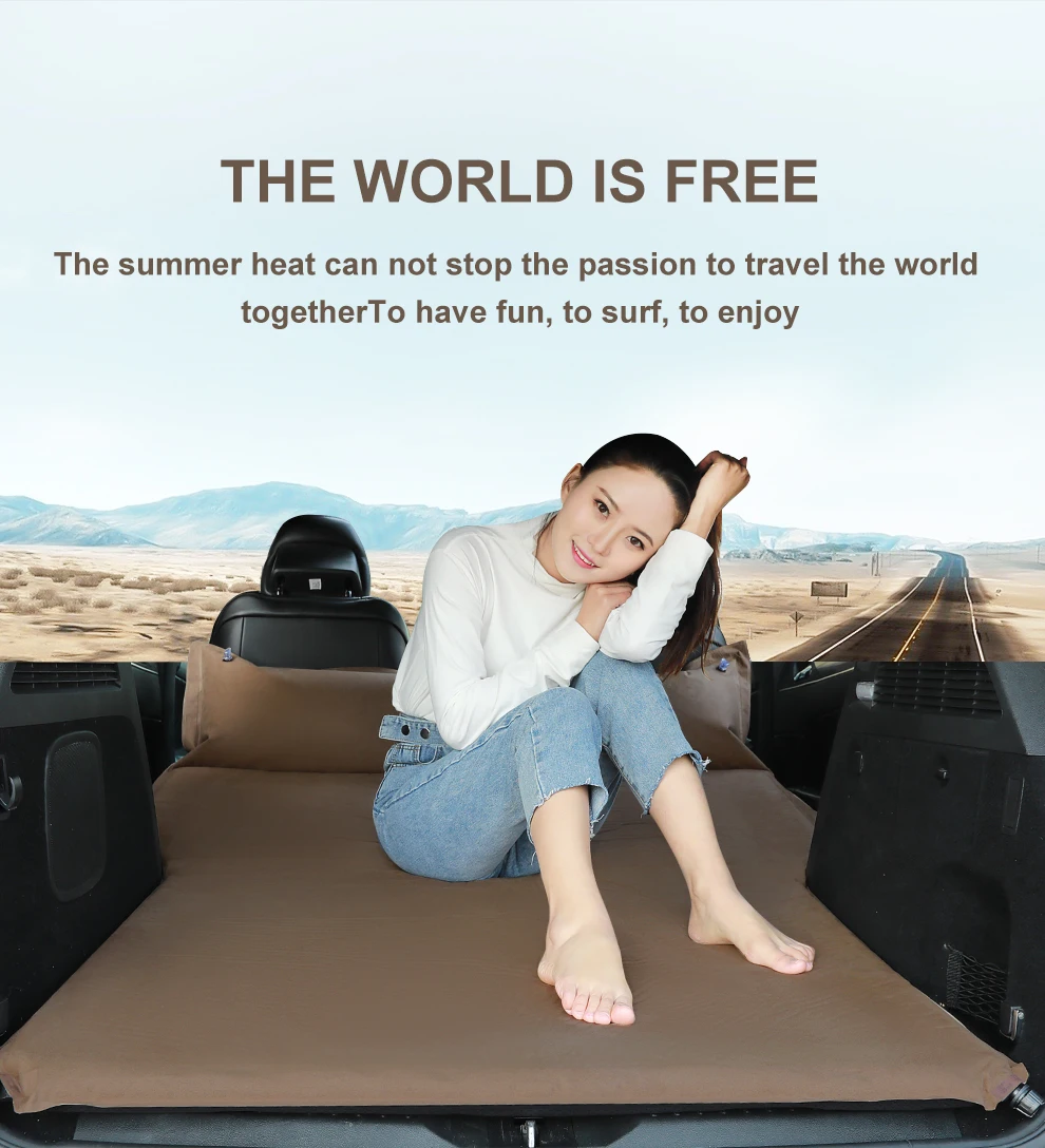 TOP Special offer Car inflatable sofa Air Inflatable Travel Mattress Universal for Back Seat Multi functional Sofa Pillow | Автомобили и