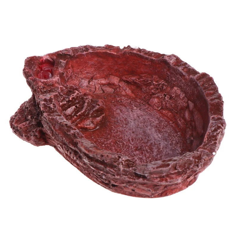 Новинка 2020 Кормушка Для черепашек рептилий пищевая чаша для кормления воды смола