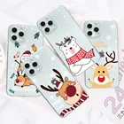 Чехол для iphone 11, мультяшный Рождественский олень, противоударные Чехлы для телефона iPhone 13, 12 Pro, MAX, X, XR, XS, 7, 8 Plus, SE20, чехол, Обложка, Обложка