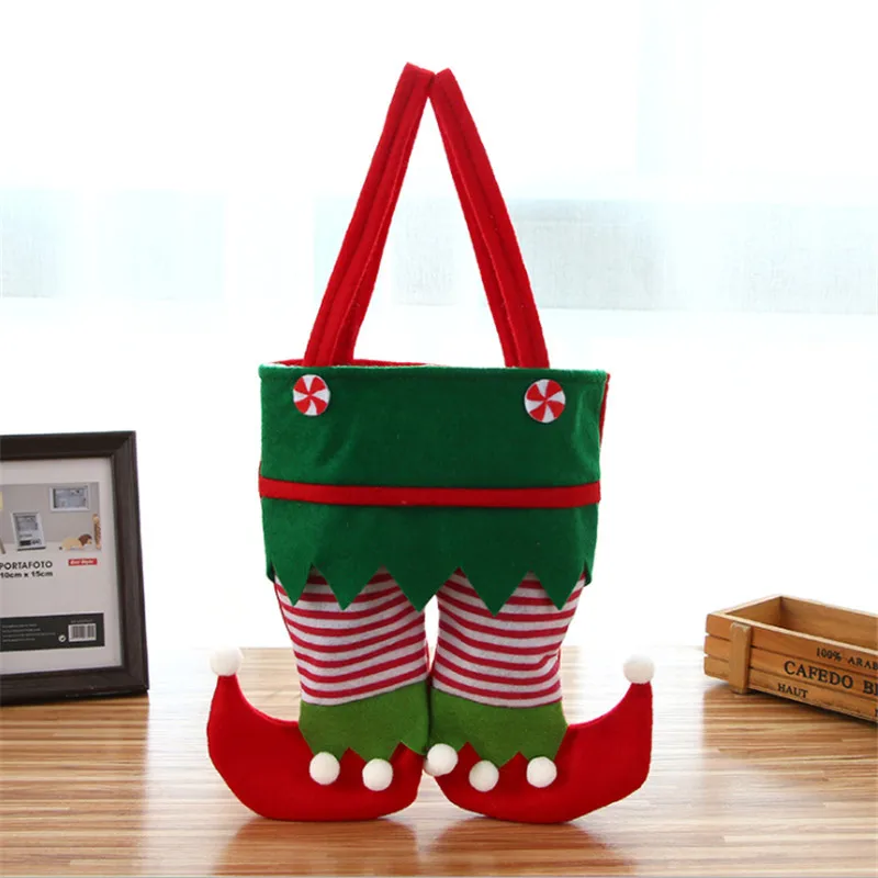 

Christmas Elf Bag New Candy Bag Santa Gift Bag Christmas Decorations Party Supplies Christmas Ornaments Navidad New Year Gift