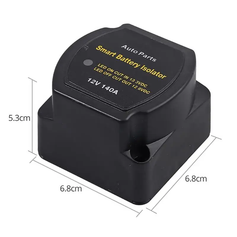 

Durable Dual Battery Isolator Kit 12V 140A Voltage Sensitive Relay for RV Car