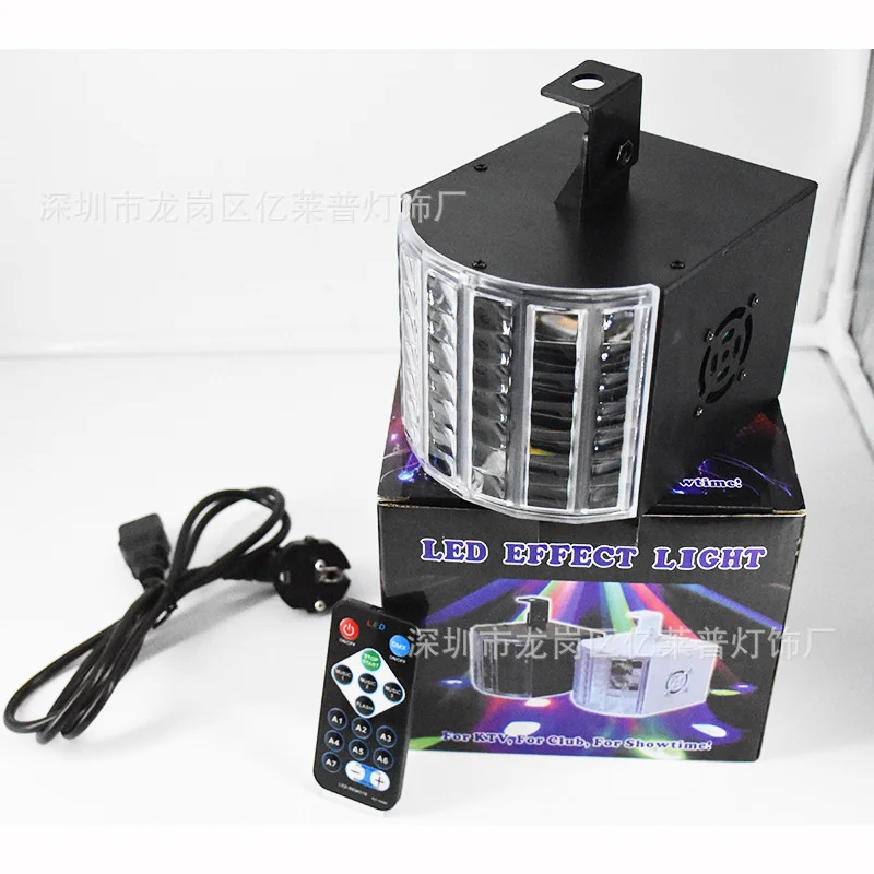 

Mini 18W LED Disco Light DJ Laser Stage Projector RGB Lamp USB Rechargeable Wedding Birthday Party DJ Strobe Lamp AC90-240V