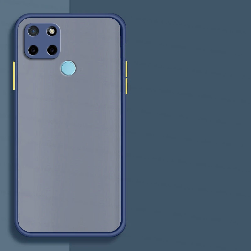 matte pc cover for oppo realme c21y case realme c21y c12 c15 c20 c21 c25 c25s cover shockproof hard phone back case realme c21y free global shipping