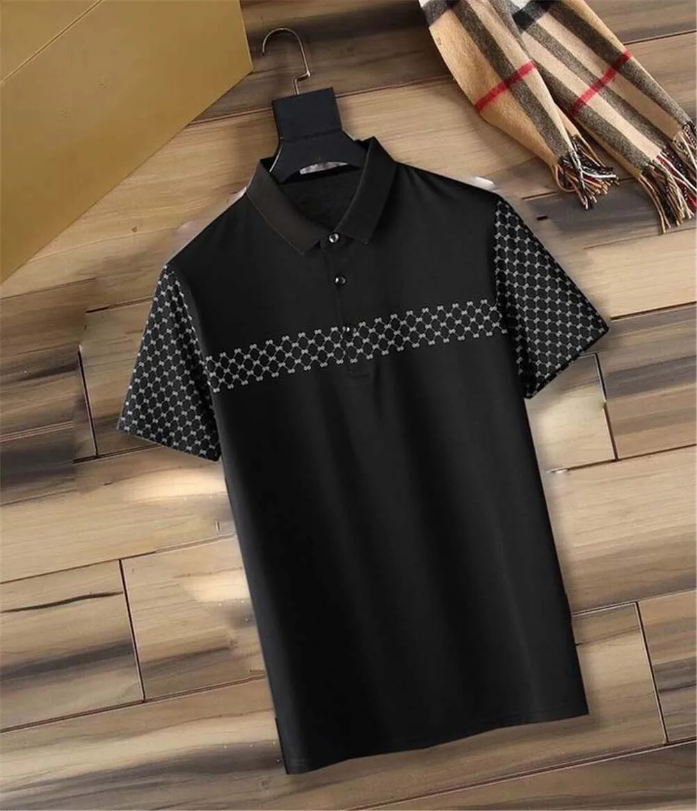 

Polo shirt mens T-shirt fashion clothing printed letters short sleeve business shirt hoodie skateboard casual T-shirts 100%