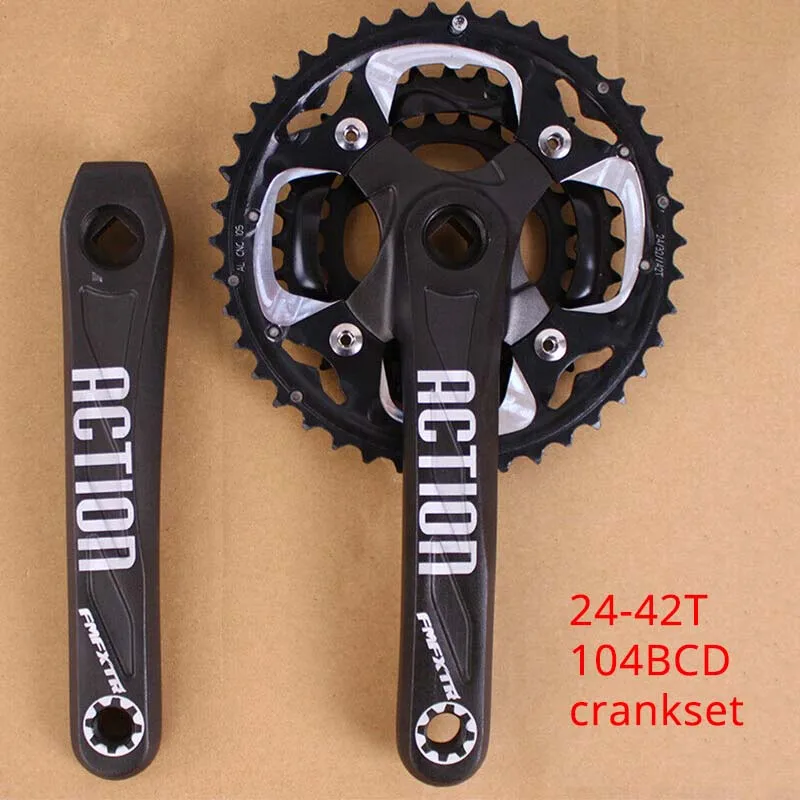 CNC велосипедный коленчатый набор MTB IXF 104BCD 170 мм велосипедная рукоятка