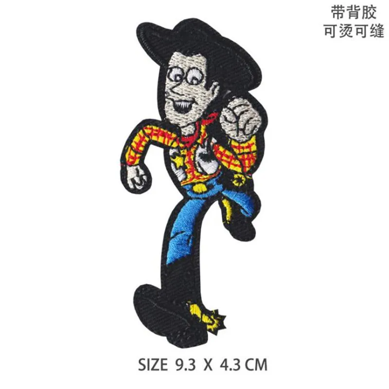 Нашивка История игрушек Disney мультяшный Инопланетянин термоклейкая с вышивкой