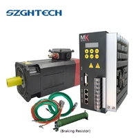 high speed 3 phase 380v 95nm 15kw kit ac spindle servo motor price with spindle driver for cnc