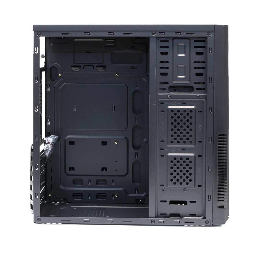 Компьютерный корпус BaseTech M3304 ATX Midi Tower USB 3.0 черный Без БП (BT B)|Корпуса для