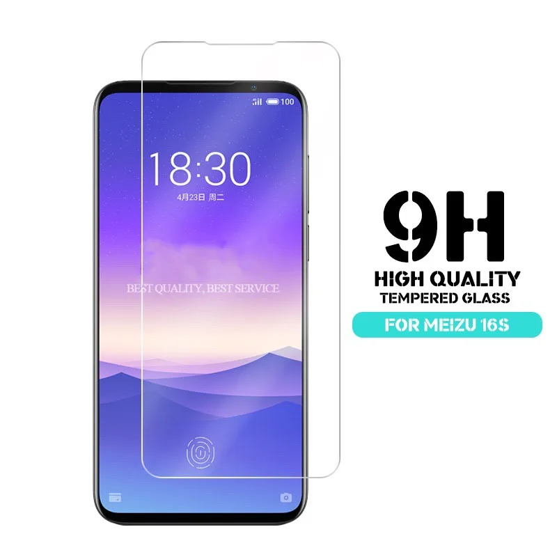 

Закаленное стекло 2.5D 9H для Meizu 16s, Защита экрана для Meizu 16XS, зеркальное стекло