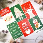 Рождественские Новогодние поздравительные открытки с рождественскими поздравительными открытками с конвертами внутри 6x4 спасибо открытка