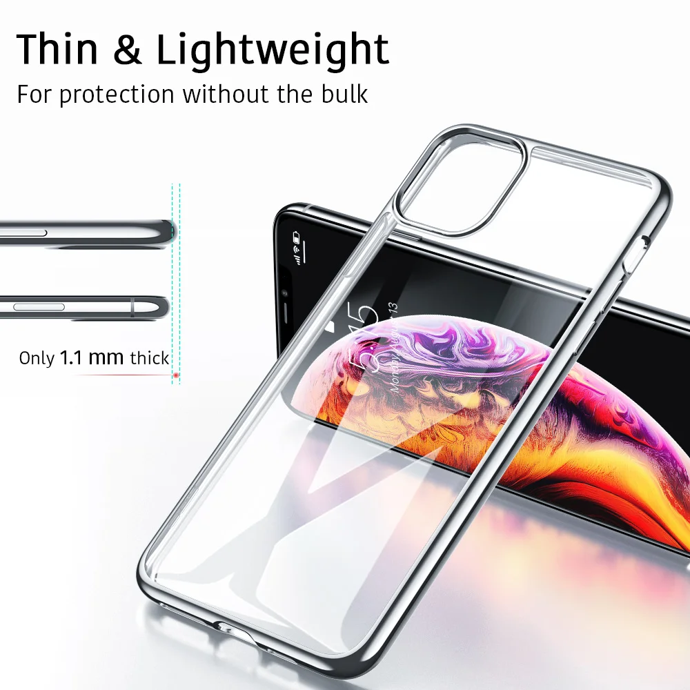 Полуночный фиолетовый чехол с покрытием для iPhone 11 Pro Max роскошный мягкий