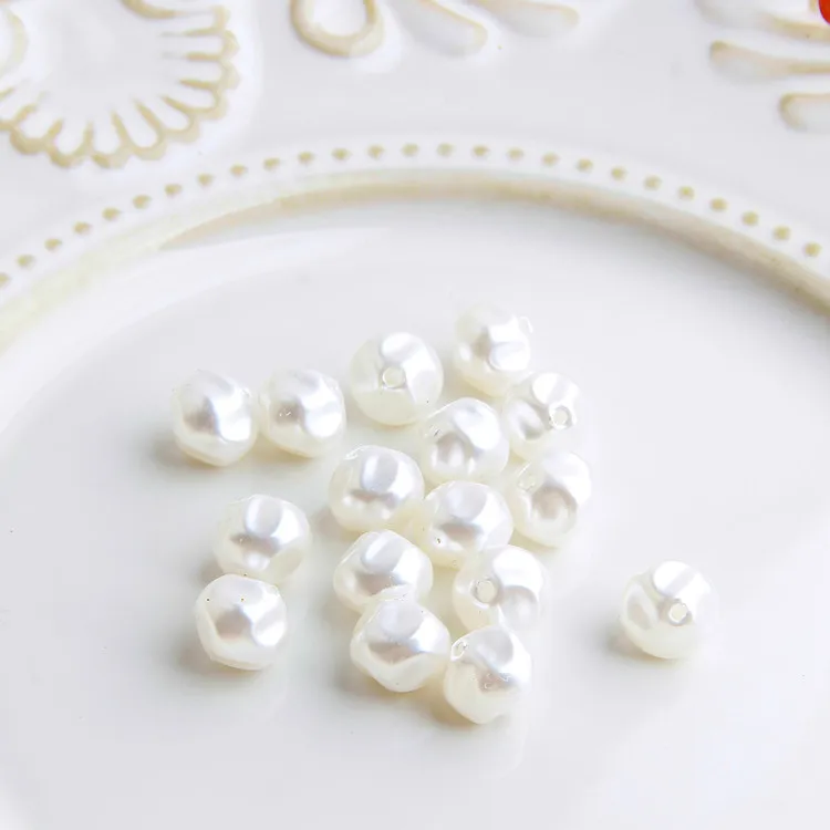 

Baroque style irregular irregular imitation pearl DIY jewelry earrings material accessories