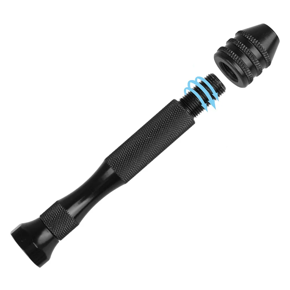 

Drilling Hand drill Bits Workshop Slotting Tool Pin Vise Bits Mini Micro Twisted Rotary Black