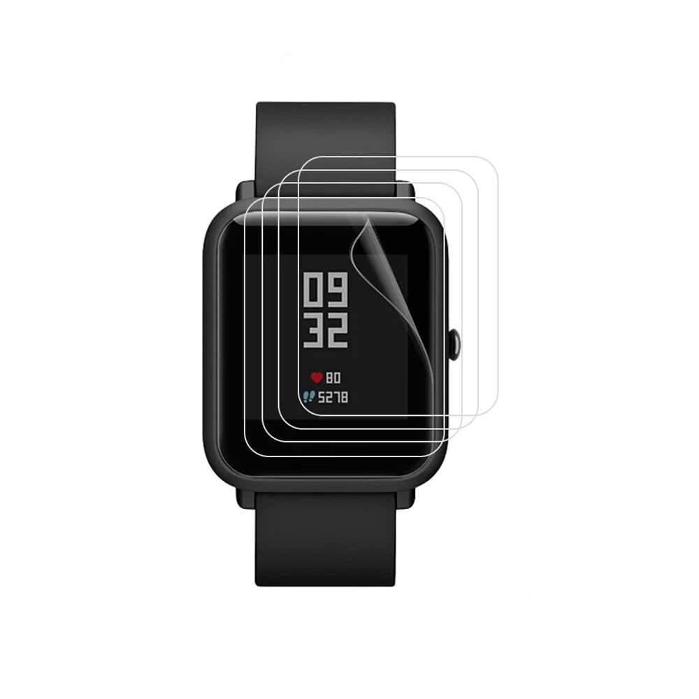 1/2 шт. ультратонкая защитная пленка Full HD ТПУ Экран защитные наушники Xiaomi Huami Amazfit Bip