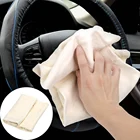 Полотенце для мытья автомобиля, инструмент для чистки автомобиля, замшевая ткань для чистки автомобиля, абсорбирующее быстросохнущее полотенце, натуральная замша, натуральная кожа