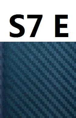 S7 Edge-Steel blue Градиентные цветные наклейки для samsung S10 Plus S10E S9 S8 S7 Edge защитная пленка из углеродного волокна аксессуары для мобильных телефонов EEMIA - Цвет: S7 Edge-Steel blue