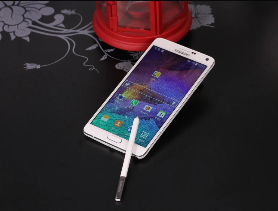 

Samsung Note 4 N9010F N910V N910A Used Original Unlocked Phone 5.7 " Big screen 16MP 3GB+32GB Fingerprint Cell Phone 1 SIM Card