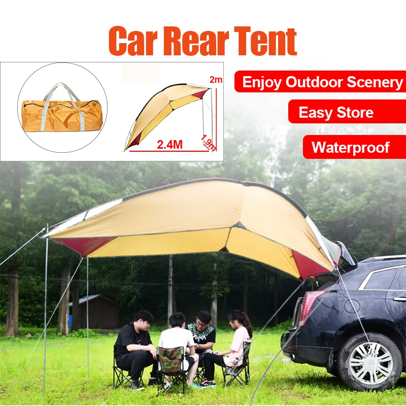Автомобильная палатка для кемпинга уличная навес от солнца Брезентовая тент