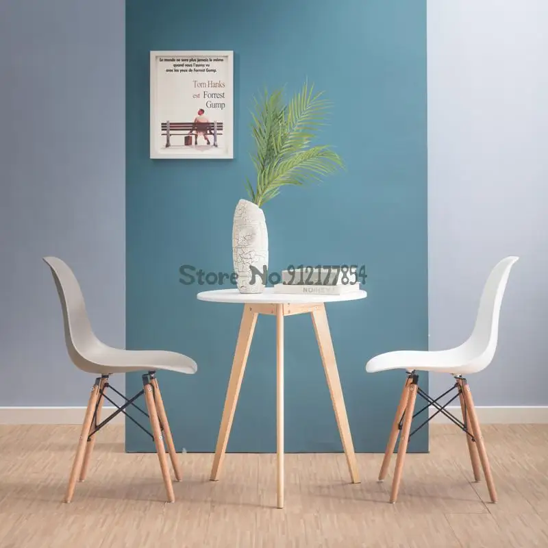 Современный простой стул в скандинавском стиле креативный для стола офисное