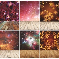 vinyl custom photography backdrops prop space starry sky and floor theme photography background fa20419 97