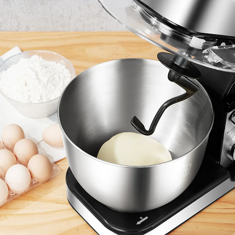 Настольный миксер zhoutu на 5 л аппарат для замешивания из нержавеющей стали