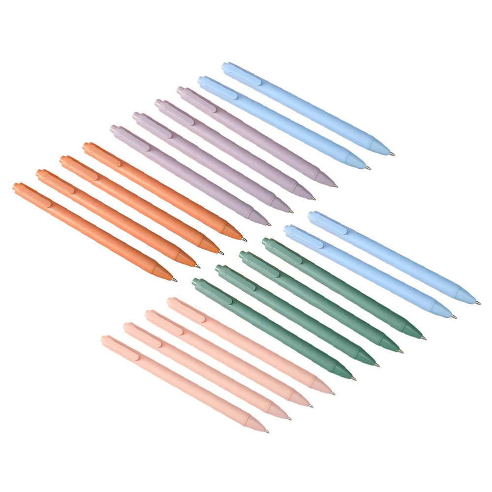

20pcs Candy Color Pens Creative Writing Pens Practical Stationery Supplies