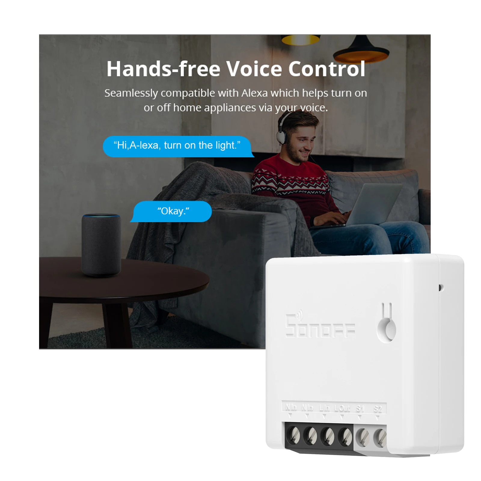 

1/2/3/4/5/6/8/10/15/20 PCS SONOFF Zigbee DIY Two Way Smart Switch Small Body Remote Control Switch Support An External Switch