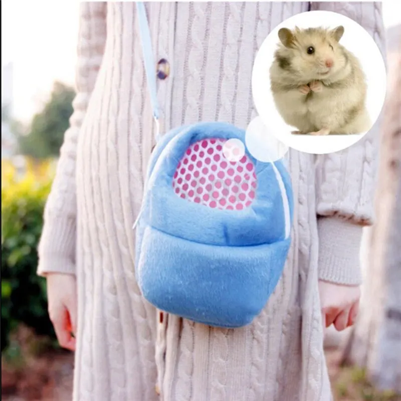

Portable Small Animals Hamster Carrier Bag Warm Sleeping Travel Hanging Bag Pets Rat Hedgehog Chinchilla Ferret Products