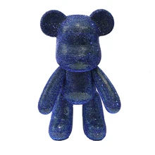 2021 New 5D DIY Diamond Painting Crystal Bear Mosaic Embroidery Rhinestone Full Drill Cross Stitch Gift for Girl Kid Home Decor