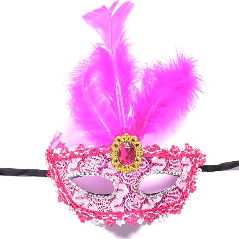 1 шт. Женская Маскарадная маска с перьями и цветами|Аксессуары для костюмов| |