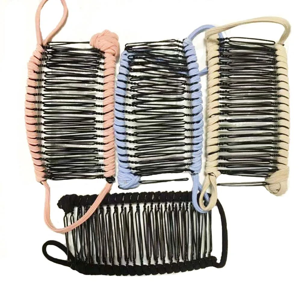 

1pc Hair Combs Vintage Banana Hair Clip Hairclip Stretchable Double Slide Comb Clip Hairpins Hair Tools Hair Accessory
