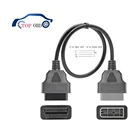 Для Nissan 14 Pin OBD к OBD2 16-контактный переходник для OBD OBD2 автомобильный диагностический Удлинительный кабель OBD2