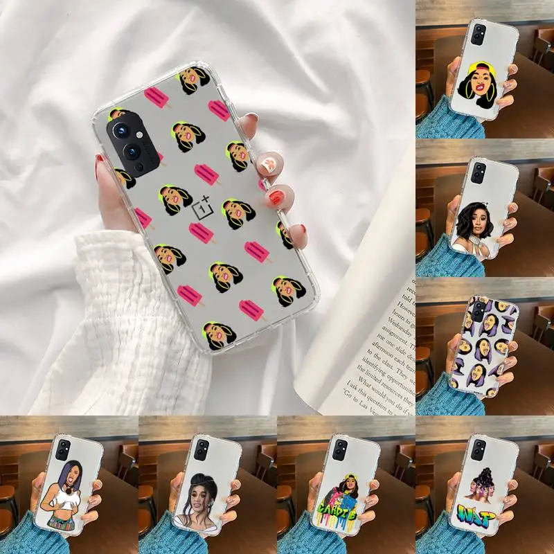 

cardi b MONEY Please me Phone Case Transparent For OnePlus 9 8 7 7t 8t Oppo find X3 X2 reno5 Vivo X60 X50 Pro MeiZu 17 16XS