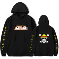 2021 fashion trendy hooded one piece hoodie mens sweatshirt kids monkey d luffy womens pullover tops anime kawaii printing