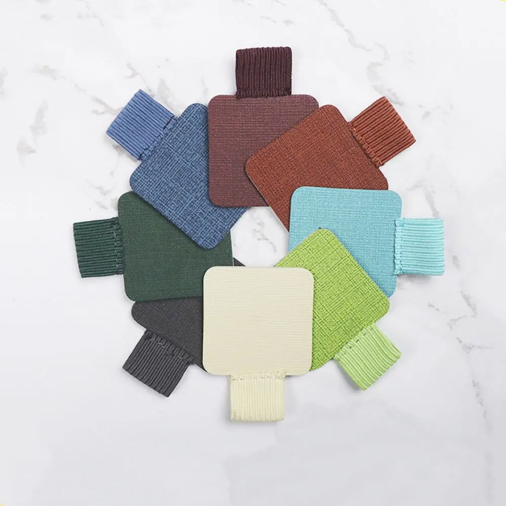 Самоклеящиеся зажимы для ручки из искусственной кожи эластичные резиновые петли