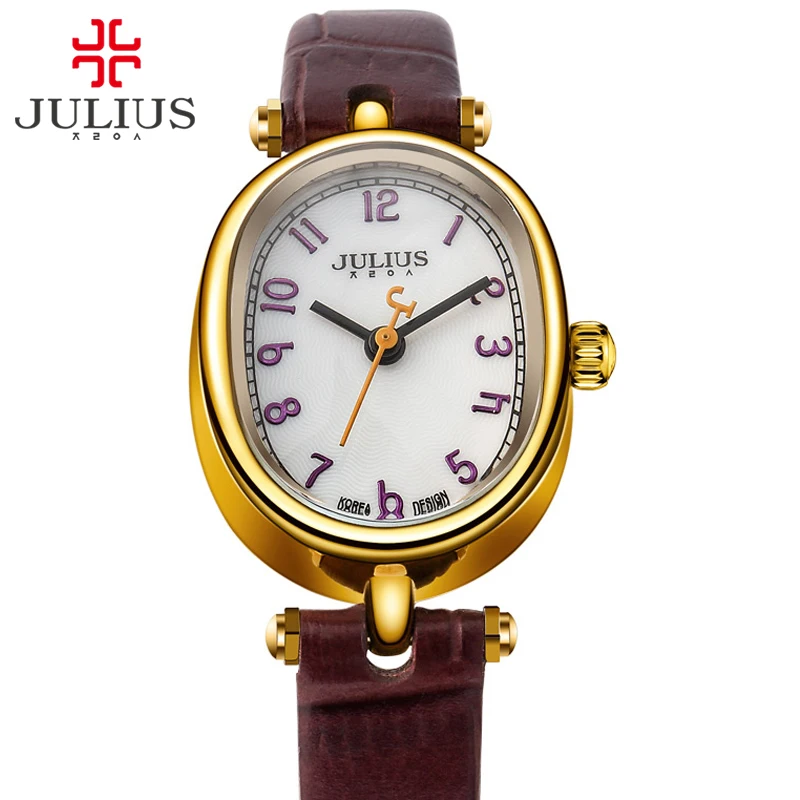 

JULIUS JA-860 Women Watches Rose Gold Brand Luxury Fashion Ladies Watch Classic Business Elegant 2017 New Korean Designer Reloj