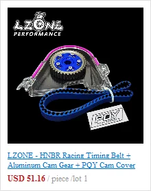 LZONE-(одна пара) Регулируемый кулачковый шкив cam Gears Kit для Suzuki Swift GTI G13B(синий, красный, фиолетовый, черный) JR6543