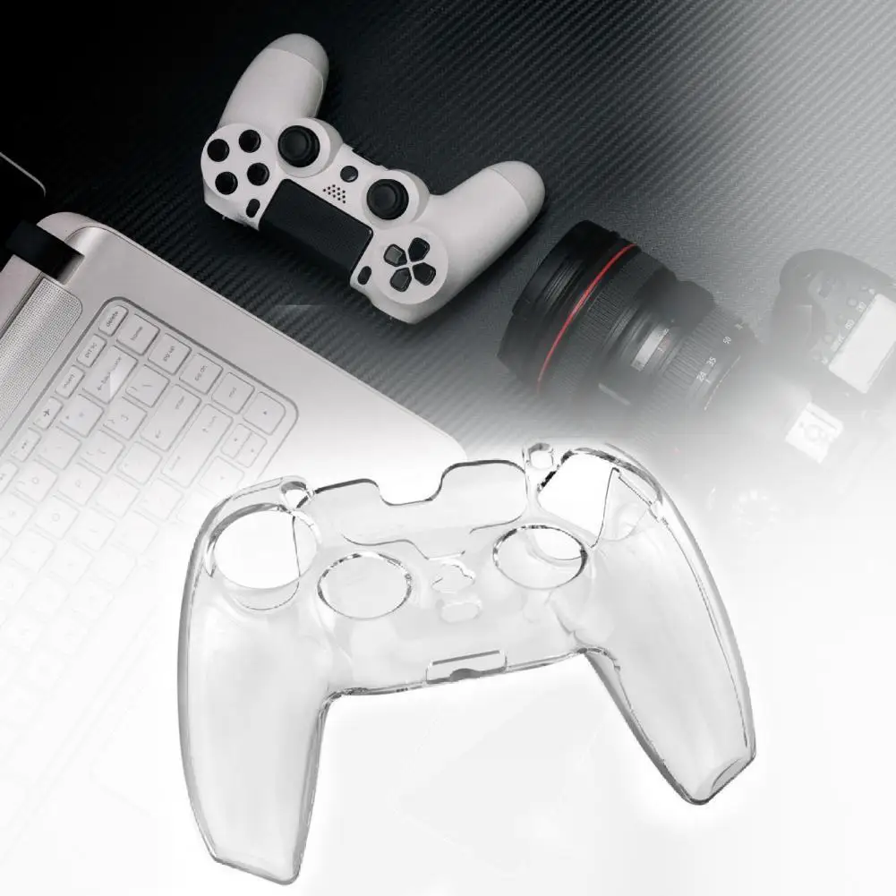 

Handle Protective Shell Wireless Transparent Controller PC Grip Protective Case for PS5 Game Player