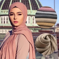 multicolor soft cotton muslim headscarf instant jersey hijab full cover cap wrap scarf islamic shawls women turban head scarves