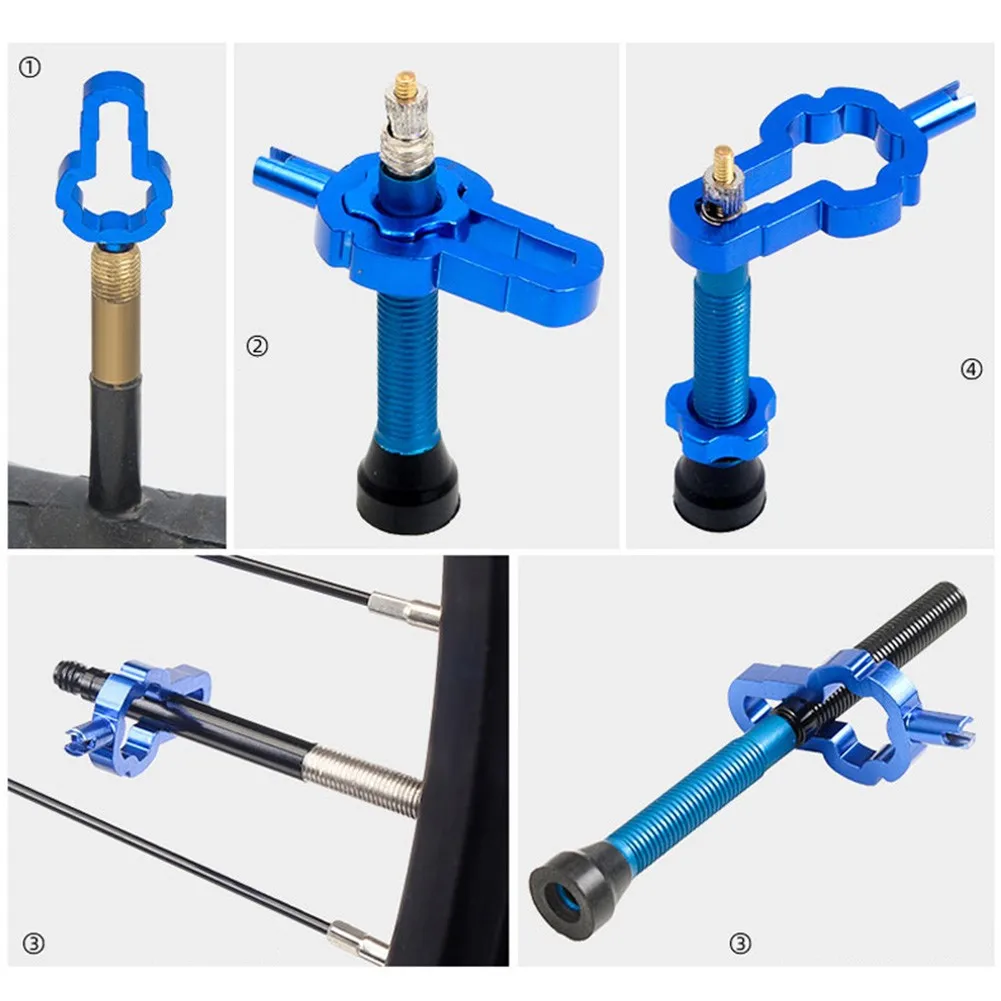 1 stücke fahrrad ventil core remover wrench werkzeug mtb mountain road fahrrad reparatur werkzeuge presta und schrader für gas düse roh